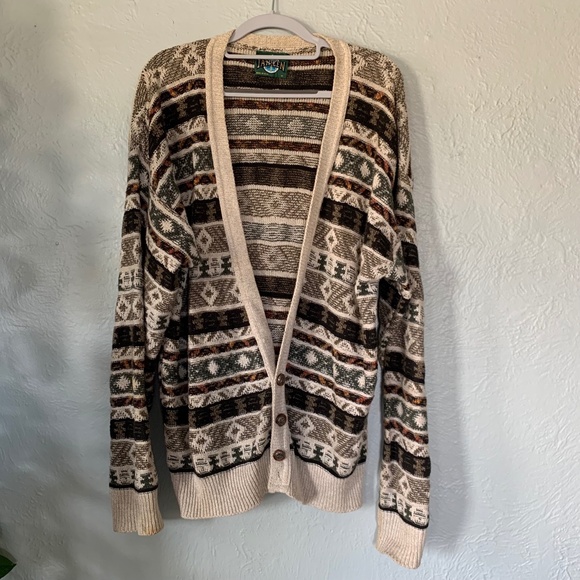 patterned knit cardigan - Picture 6 of 8